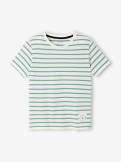 Junge-Jungen T-Shirt mit Streifen