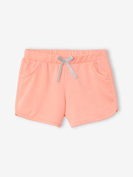 Sport-Shorts für Mädchen DUNKELBLAU+rosa+terrakotta 
