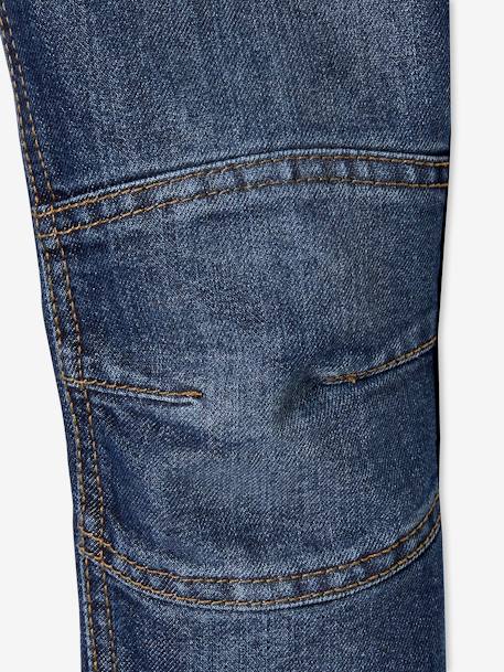 Die „Unverwüstliche“, robuste Jungen Straight-Jeans „waterless“, Hüftweite COMFORT denim brut+denim stone 