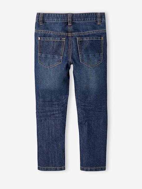 Die „Unverwüstliche“, robuste Jungen Straight-Jeans „waterless“, Hüftweite COMFORT denim brut+denim stone 