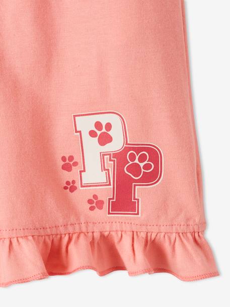 Kurzer Kinder Schlafanzug PAW PATROL weiß+rosa 