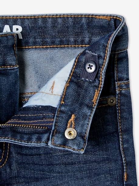 Jean droit MorphologiK indestructible LARGE 'waterless' garçon denim brut+stone 