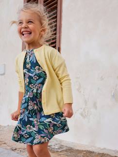 Valise de vacances-Fille-Robe-Robe Basics imprimée fille manches courtes