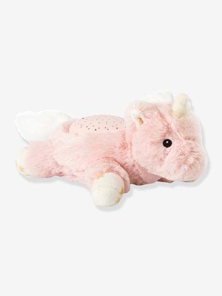 Veilleuse projecteur d'étoiles Dreams Buddies beige+BEIGE CLAIR UNI AVEC DECOR+rose pâle 