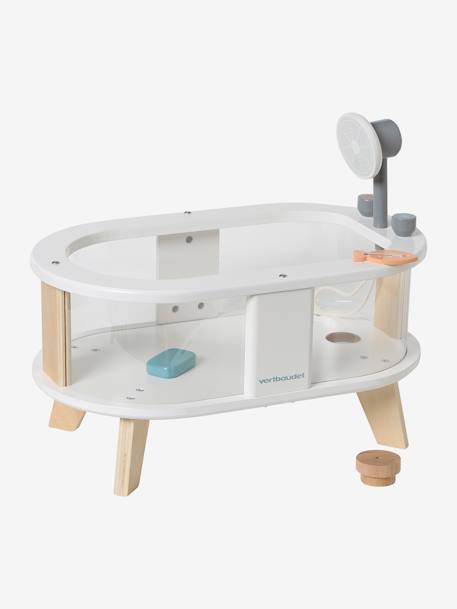 Puppen-Badewanne PETITE MAISON Plexiglas/Holz FSC® weiß 