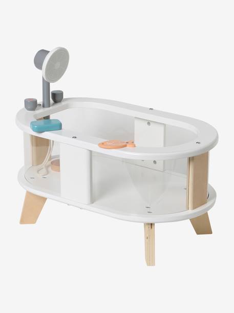 Puppen-Badewanne PETITE MAISON Plexiglas/Holz FSC® weiß 