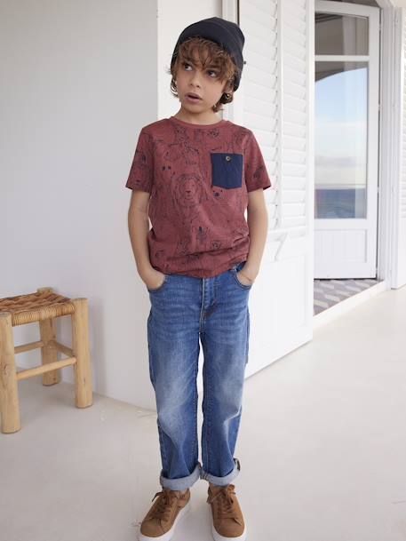 Jungen Loose-Fit-Jeans grauer denim+STONE 