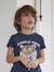 T-shirt motif crayonné garçon manches courtes BLEU 