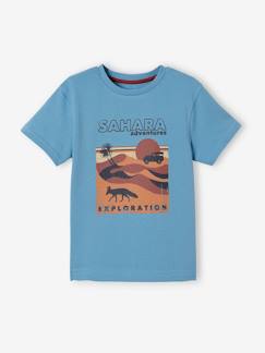 Junge-T-Shirt, Poloshirt, Unterziehpulli-T-Shirt-Jungen T-Shirt, Sahara-Print