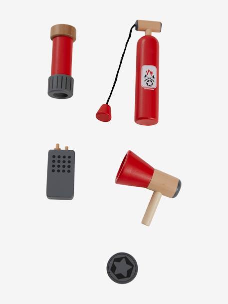 Feuerwehr-Set, Holz FSC® MEHRFARBIG 