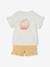 Mädchen-Set: T-Shirt & Shorts mit Karomuster elfenbein 