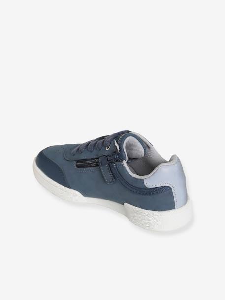 Jungen Sneakers mit Reißverschluss blau 