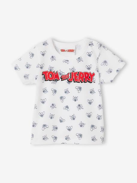 Baby T-Shirt TOM UND JERRY weiss bedruckt 