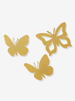 Linge de maison et décoration-Décoration-Objet déco-Lot de 3 papillons en laiton