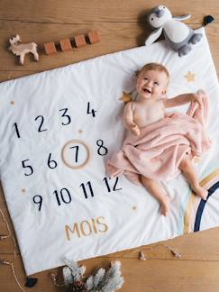 Must-haves für Baby-Bettwäsche & Dekoration-Dekoration-Bodenmatratze, Kissen-Baby Meilenstein-Decke, Fotohintergrund