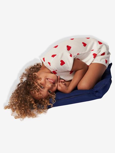 Pyjacourt coeur fille manches courtes PETIT BATEAU en coton bio motif coeurs 