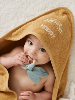 -Baby Kapuzenbadetuch & Waschhandschuh, personalisierbar