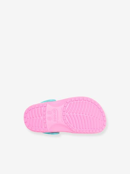 Baby Clogs „Classic Easy Icon Clog“ CROCS™ marine/mehrfarbig bedruckt+rosa bedruckt 