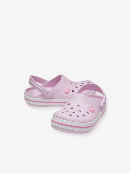 Sabots bébé Crocband Clog T CROCS(TM) BALLERINA PINK+ICE BLUE / WHITE+marine+PEPPER GRAPHITE 