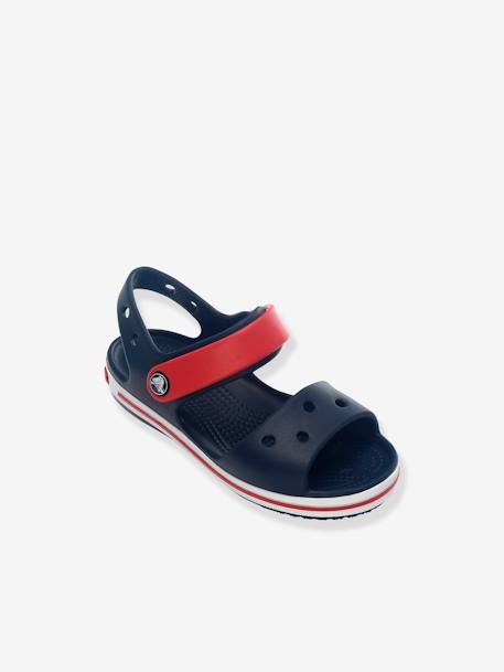 Kinder Sandalen „Crocband Sandal Kids“ CROCS™ blau+marine/rot+zartrosa 