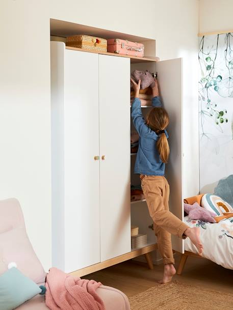 Kinderzimmer Schrank „Confetti“ mit 3 Türen weiss 