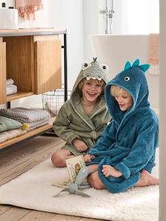 Junge-Bademantel-Kinder Bademantel, Krokodil-Kostüm Oeko Tex®, personalisierbar