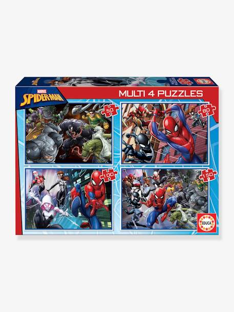 4er-Set Puzzles MARVEL® SPIDERMAN EDUCA® mehrfarbig 