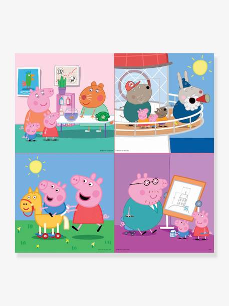 4er-Set Puzzles Peppa Pig™ EDUCA® blau 