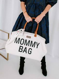 Grosse Wickeltasche „Mommy bag“, Teddyfleece CHILDHOME