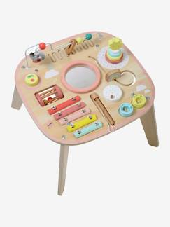 Spielzeug-Erstes Spielzeug-Musik-Baby-Spieltisch mit Musikinstrumenten, Holz FSC®