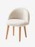 Kinder Stuhl mit Webpelz, Sitzhöhe 35,5 cm elfenbein 