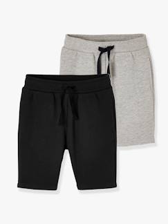 Junge-Shorts-2er-Pack Jungen Sweat-Bermudas