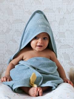 Bébé-Cape, peignoir de bain-Cape de bain + gant de toilette personnalisable