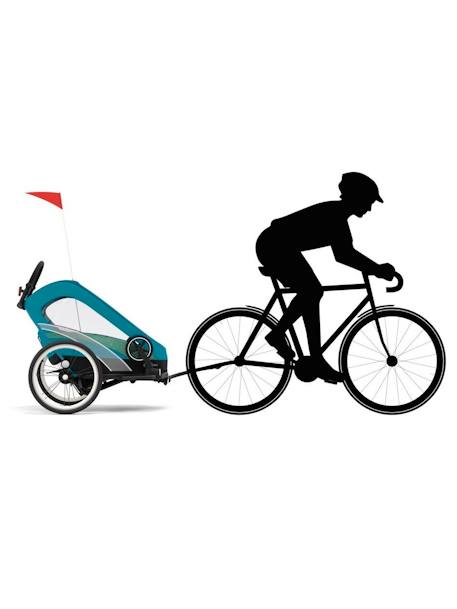 Fahrradanhänger „Zeno bike One Box“ CYBEX türkis (Beach blue) 