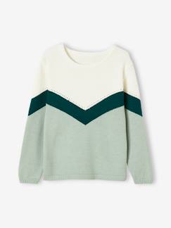 Mädchen-Pullover, Strickjacke, Sweatshirt-Pullover-Mädchen Pullover, Colorblock
