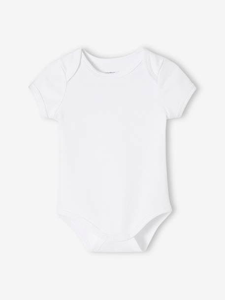 5er-Pack Baby Kurzarm-Bodys in Schlupfform Pack weiss 