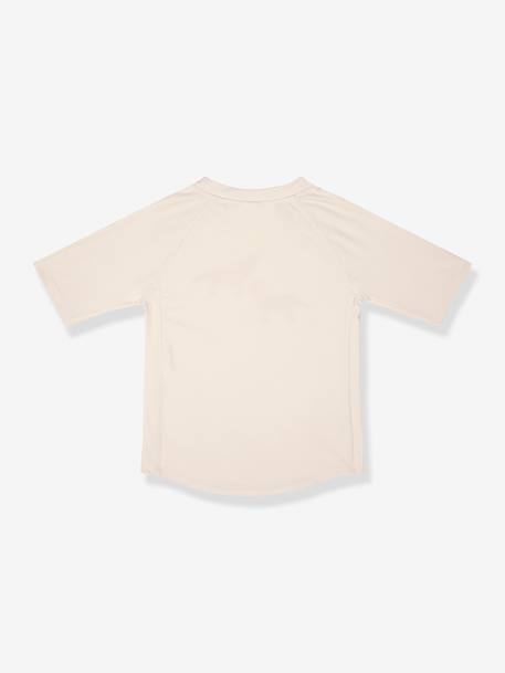 T-shirt manches courtes anti-UV LÄSSIG blanc imprimé+gris+rouille 