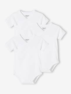 Baby-3er-Pack Neugeborenen-Bodys aus Bio-Baumwolle, Kurzarm