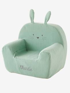 Green Rabbit-Zimmer und Aufbewahrung-Kinderzimmer Sessel ,,Hase", personalisierbar