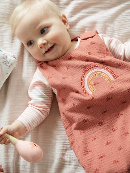 Bio-Kollektion: Baby Sommerschlafsack aus Musselin rosa 