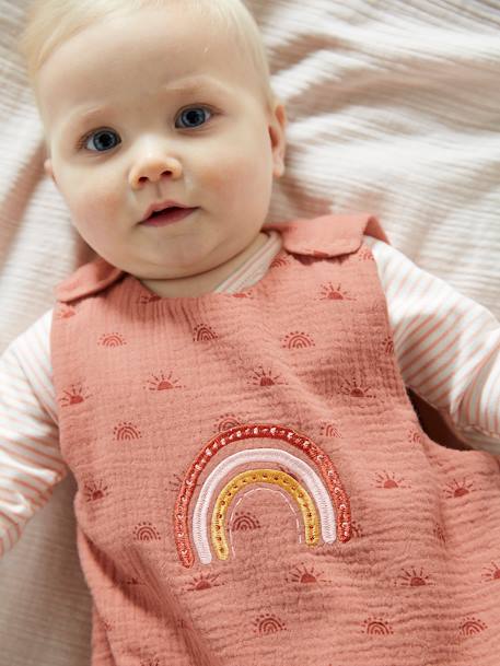 Bio-Kollektion: Baby Sommerschlafsack aus Musselin rosa 