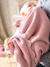 Gestrickte Babydecke Bio-Baumwolle rosa 