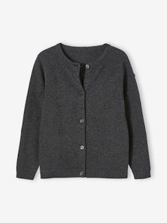 Mädchen-Pullover, Strickjacke, Sweatshirt-Strickjacke-Mädchen Cardigan mit Struktureffekt