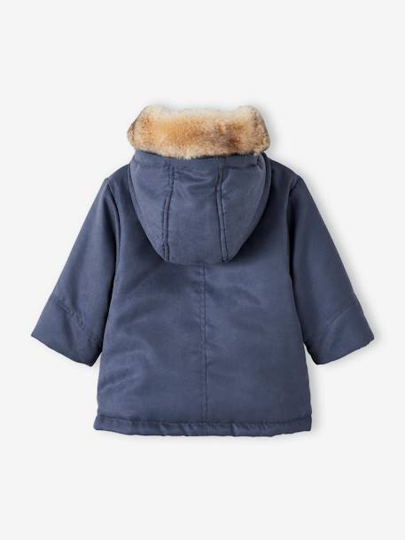 3-in-1-Parka für Baby-Mädchen marine+ZARTROSA 