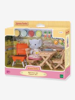 Spielzeug-Fantasiespiele-Figuren, Miniwelten, Helden und Tiere-Elefantenmädchen mit Picknick-Set SYLVANIAN FAMILIES