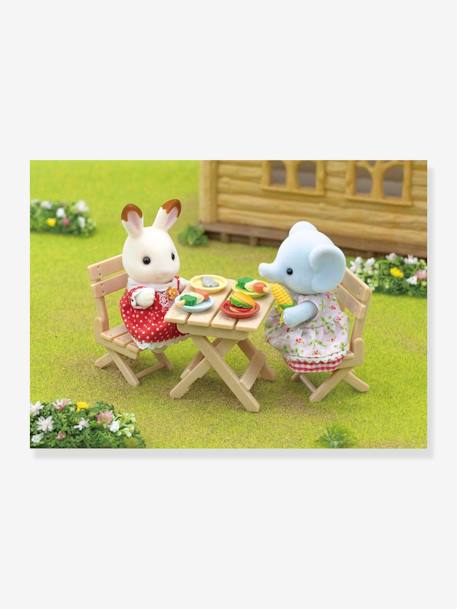 Elefantenmädchen mit Picknick-Set SYLVANIAN FAMILIES weiss 