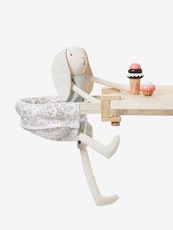 Spielzeug-Puppen-Tischsitz, Stoff/Holz FSC®