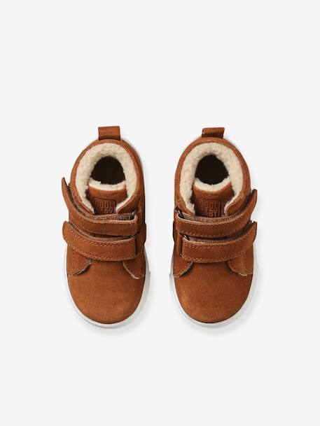 Gefütterte Baby Sneakers hellbraun 