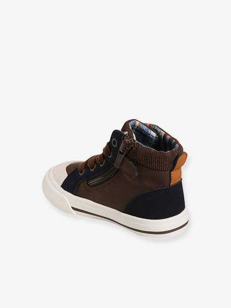 Baby High-Sneakers, Corddetails marron 