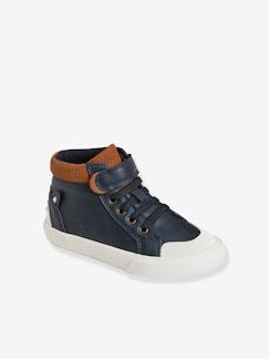 Boots und High-Top-Sneakers-Schuhe-Jungenschuhe 23-38-Sneakers, Tennisschuhe-Jungen High-Sneakers, Anziehtrick